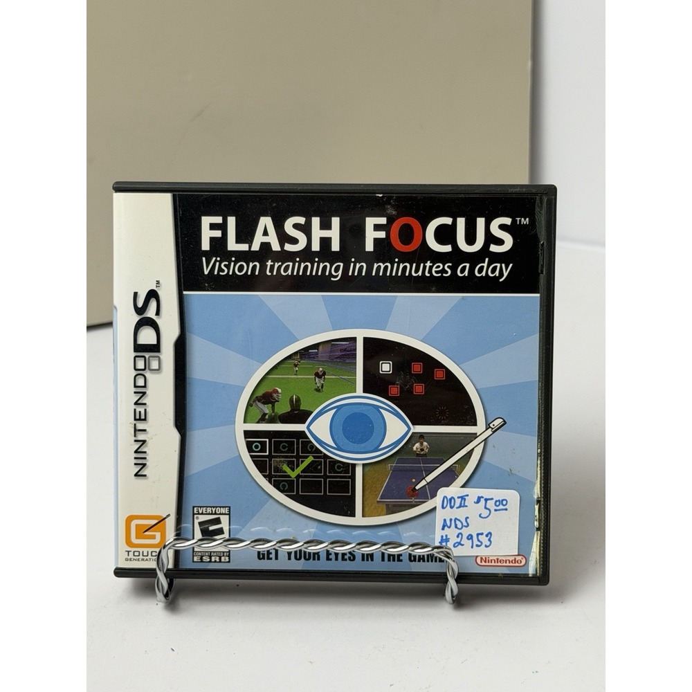 Flash Focus: Vision Training in Minutes a Day (Nintendo DS, 2007) Complete